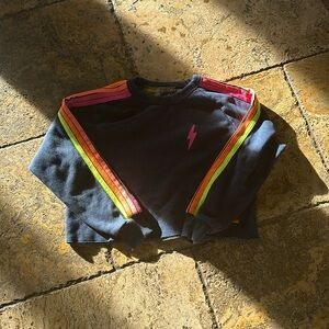 Navy blue aviator nation sweatshirt.